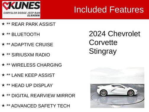 2024 Chevrolet Corvette Stingray w/3LT