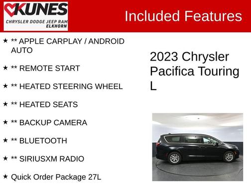 2023 Chrysler Pacifica Touring-L