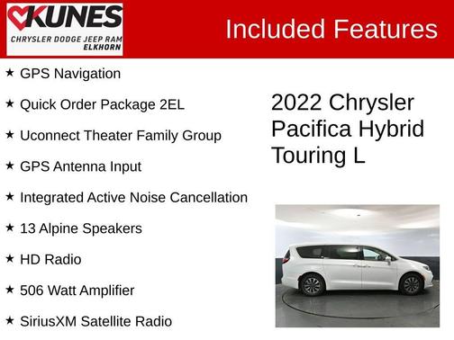 2022 Chrysler Pacifica Hybrid Touring L