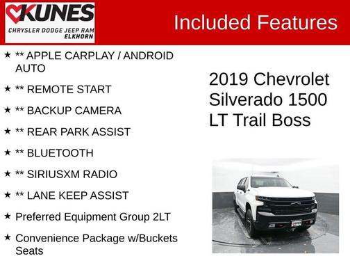 2019 Chevrolet Silverado 1500 LT Trail Boss