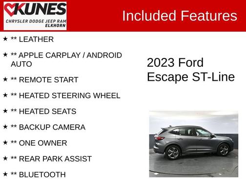 2023 Ford Escape ST-Line