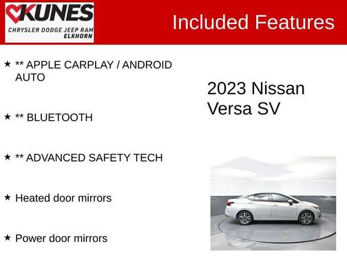 2023 Nissan Versa 1.6 SV