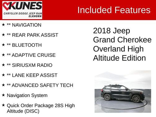 2018 Jeep Grand Cherokee High Altitude