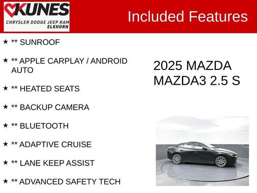 2025 Mazda Mazda3 FWD w/Preferred Package
