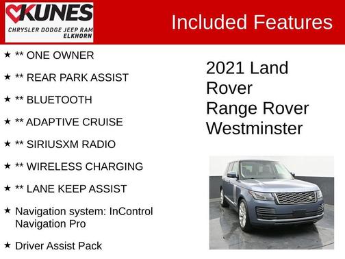 2021 Land Rover Range Rover HSE Westminster