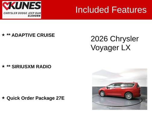2026 Chrysler Voyager LX