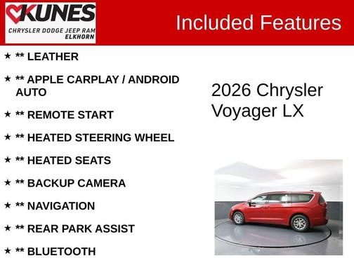 2026 Chrysler Voyager LX
