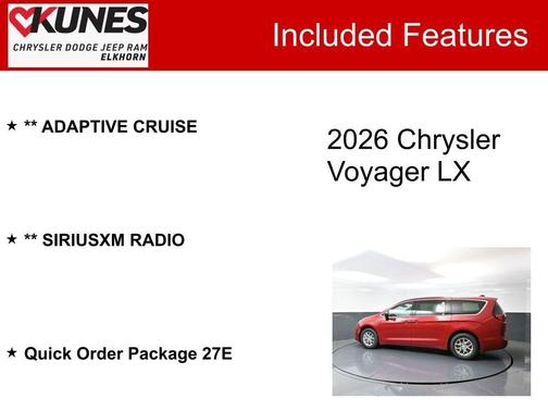 2026 Chrysler Voyager LX