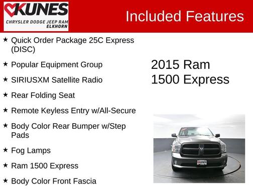 2015 RAM 1500 Tradesman/Express