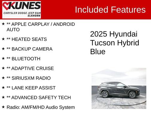 2025 Hyundai TUCSON Hybrid Blue