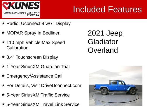 2021 Jeep Gladiator Overland