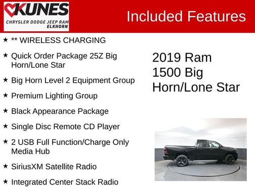Diamond Black 2019 RAM 1500 Big Horn