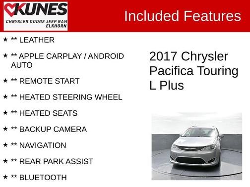 2017 Chrysler Pacifica Touring-L Plus