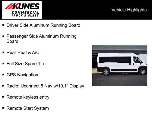 2024 RAM ProMaster 2500 Window Van High Roof