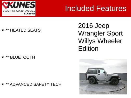 2016 Jeep Wrangler Sport