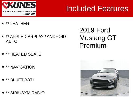 2019 Ford Mustang GT Premium