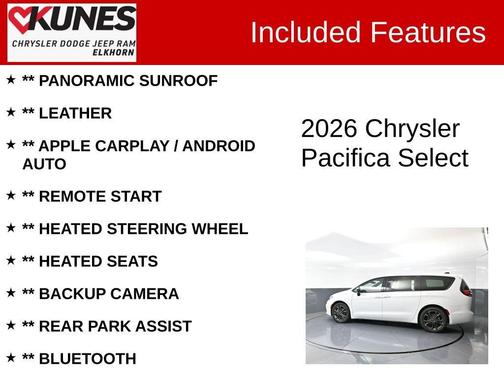 2026 Chrysler Pacifica Select