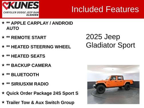 2025 Jeep Gladiator Sport