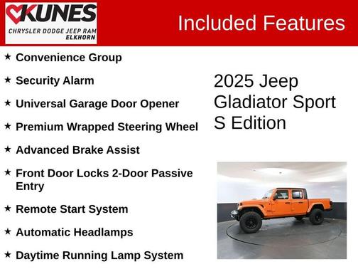 2025 Jeep Gladiator Sport