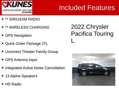 2022 Chrysler Pacifica Touring-L