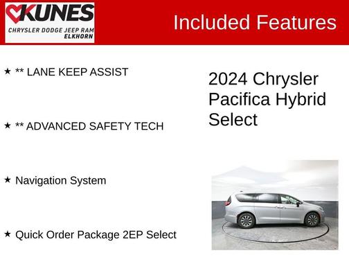 2024 Chrysler Pacifica Hybrid Select