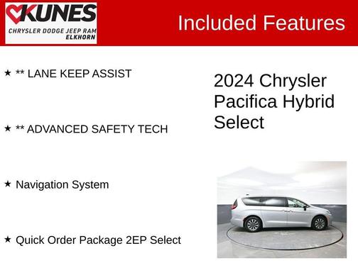 2024 Chrysler Pacifica Hybrid Select