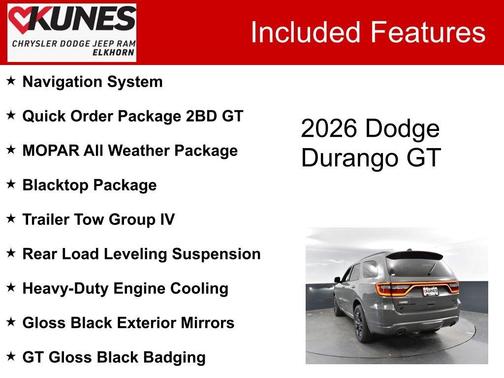 2026 Dodge Durango GT