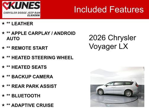 2026 Chrysler Voyager LX