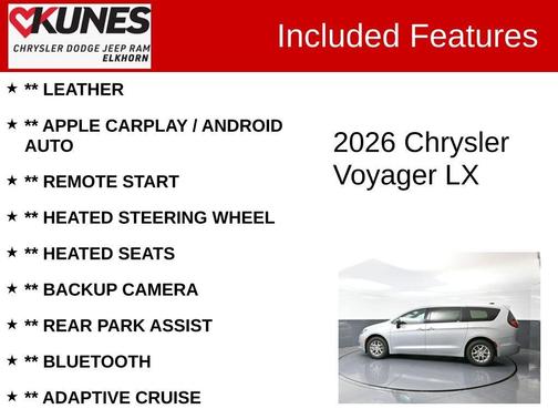 2026 Chrysler Voyager LX