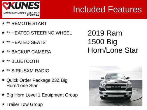 2019 RAM 1500 Big Horn