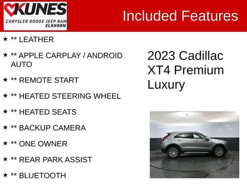 2023 Cadillac XT4 Premium Luxury