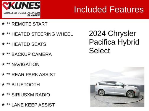 2024 Chrysler Pacifica Hybrid Select