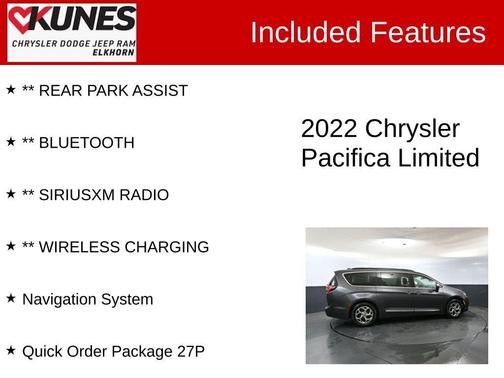 2022 Chrysler Pacifica Limited
