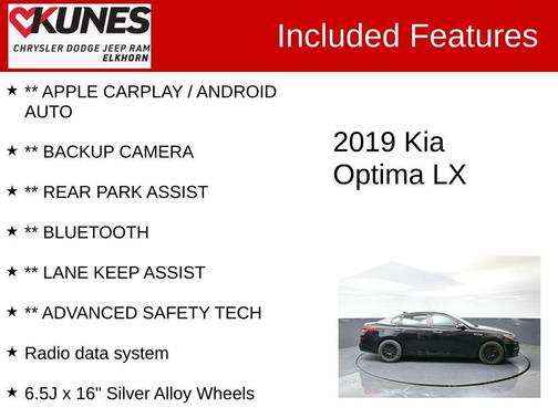 2019 Kia Optima LX