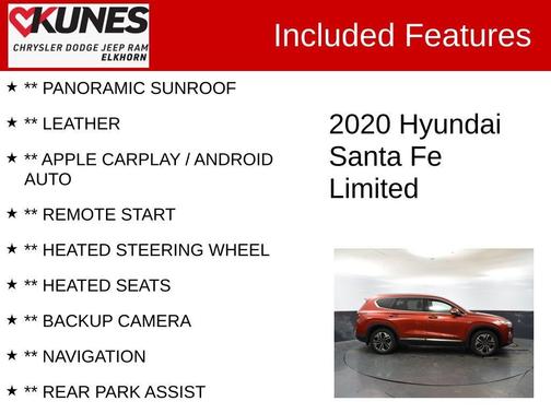 2020 Hyundai SANTA FE 2.0T Limited