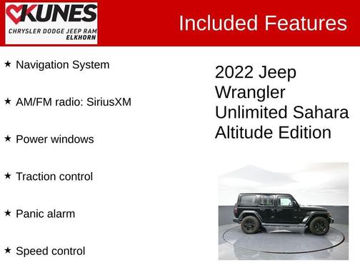 2022 Jeep Wrangler Unlimited Sahara Altitude