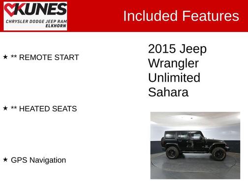 2015 Jeep Wrangler Unlimited Sahara