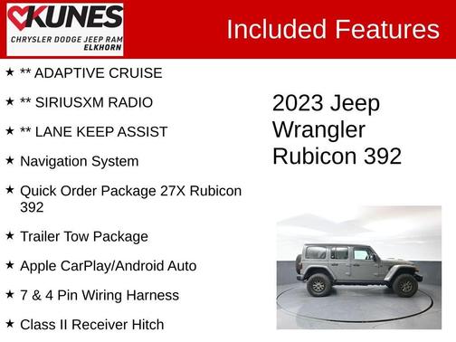 Sting Gray Clearcoat 2023 Jeep Wrangler Rubicon 392
