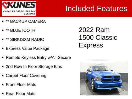 2022 RAM 1500 Classic Tradesman