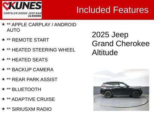 Diamond Black 2025 Jeep Grand Cherokee Laredo