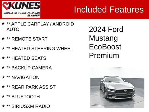 2024 Ford Mustang EcoBoost Premium