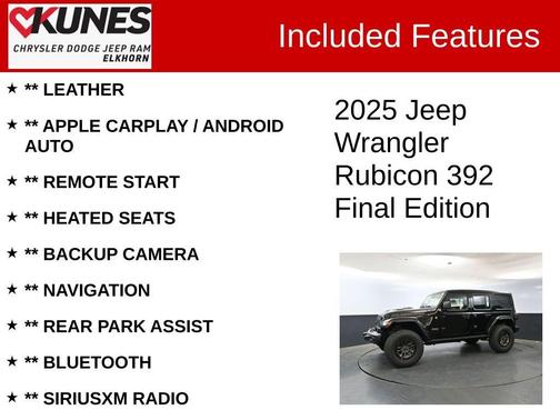 2025 Jeep Wrangler Rubicon 392