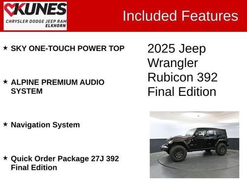 2025 Jeep Wrangler Rubicon 392