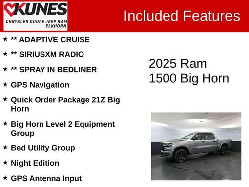 2025 RAM 1500 Big Horn/Lone Star