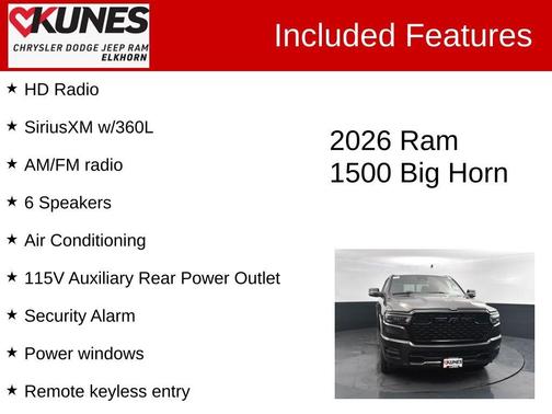2026 RAM 1500 Big Horn/Lone Star