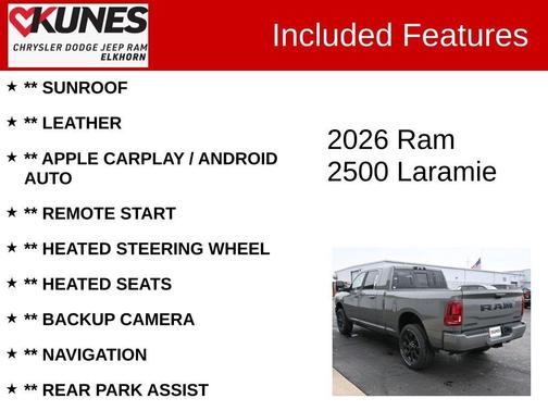 2026 RAM 2500 Laramie