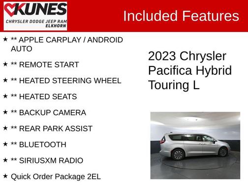 2023 Chrysler Pacifica Hybrid Touring L