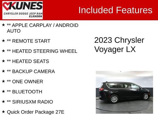 2023 Chrysler Voyager LX