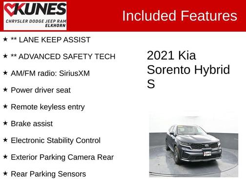 2021 Kia Sorento Hybrid S