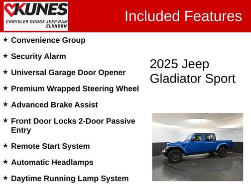 2025 Jeep Gladiator Sport